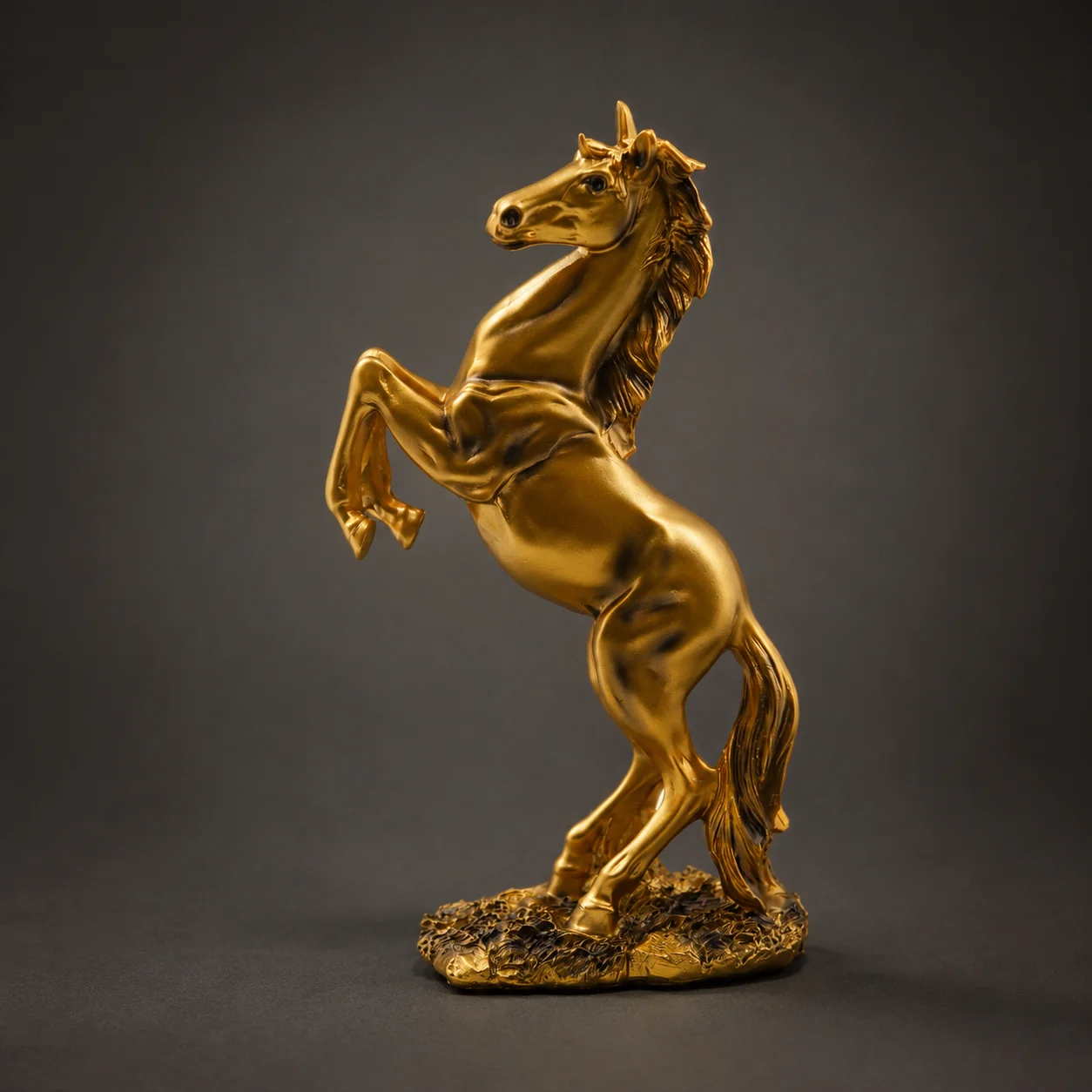 Rearing Horse Statue Modern Home Decoration Decorative Sculpture for Living Room Office Desk Bookshelf