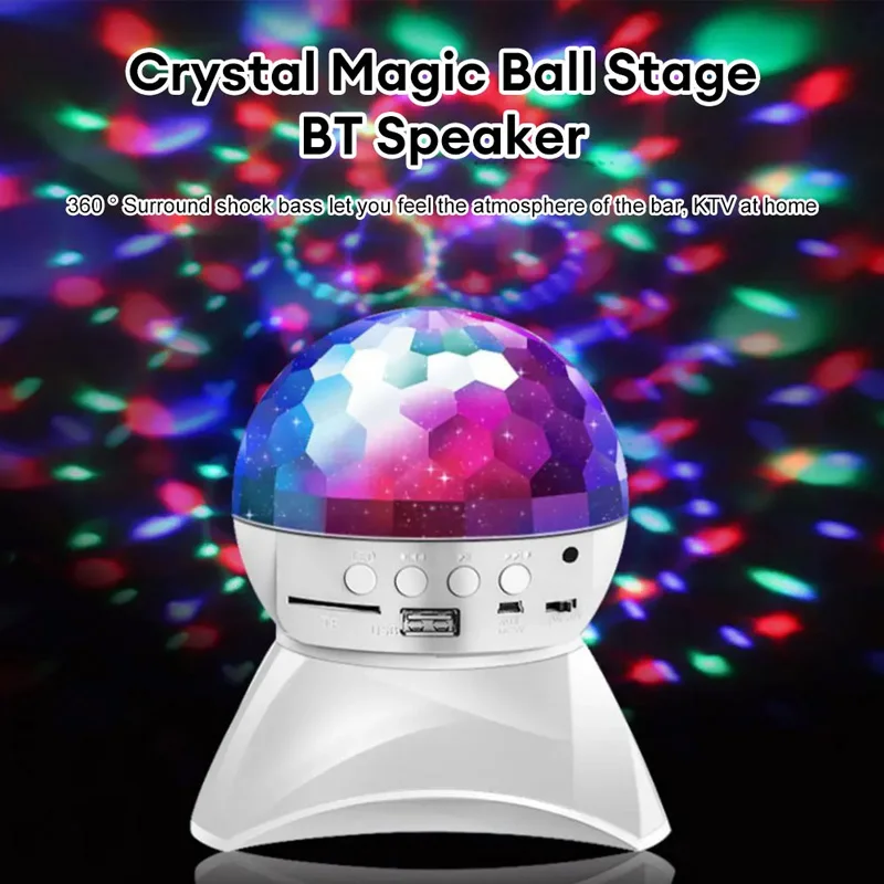 RGB Projection Ambient Light USB Rechargeable DJ Disco Light Birthday Party Decoration Stage Lights