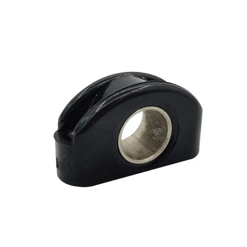 Authentic Marine Boat Fairlead Black Nylon Bullseyes 12 Mm 1/2Inch STAINLESS STEEL INSERT,Pulley Wheel For Boats,8Pcs