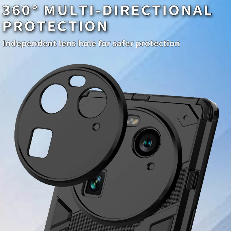 حافظة مدرعة مضادة للصدمات Ypm5 لهاتف OPPO Find X6 Pro X 6 X6Pro حامل ممتص الصدمات واقي خلفي لهاتف Realme C51 C53 C55