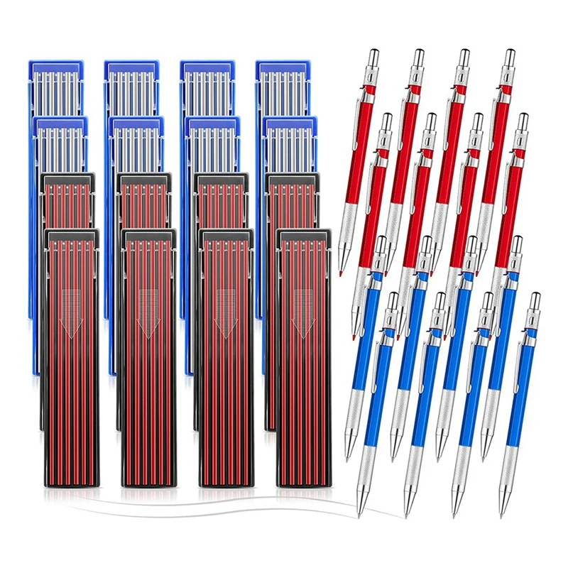 

Carpenter Pencils Metal Carpenter Pencils With Round Refills Mechanical Carpenter Pencils Marker Pen Welding Tool