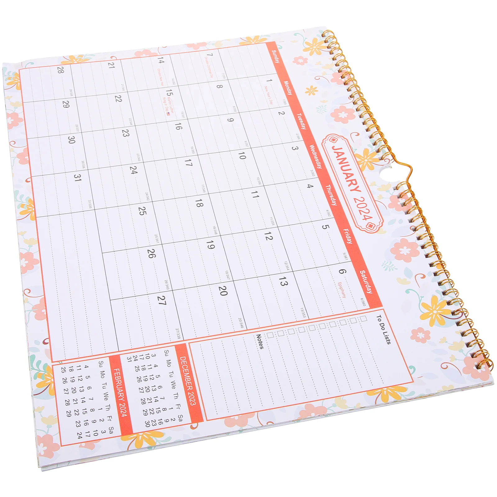 Year Wall Calendar Simple Design Holiday Hanging Home Office Room Monthly Planner Advent Calendar Wall Calendars