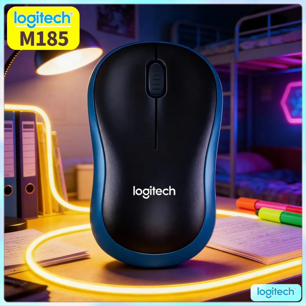 Logitech M185 Dorm Group Virtual Class Mouse Wireless Stable Cursor For Student Online Lesson