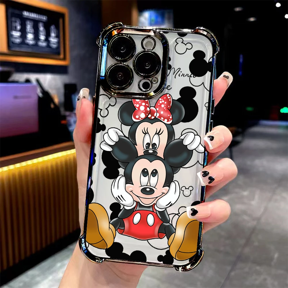 لطيف الكرتون M-ميكي م-ميني تصفيح جراب هاتف ل vivo Y400 V60 Y39 Y29 V40 Y38 Y200i Y28 Y03 Y200 V50 V29e لايت برو 4G 5G