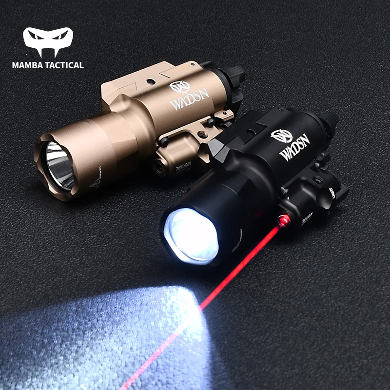 

Tactical Airsoft X400 Ultra X400U Pistol Lights Handgun Flashlight Green/Red Laser Sight For Glock 17 19 Rifle Weapon Light