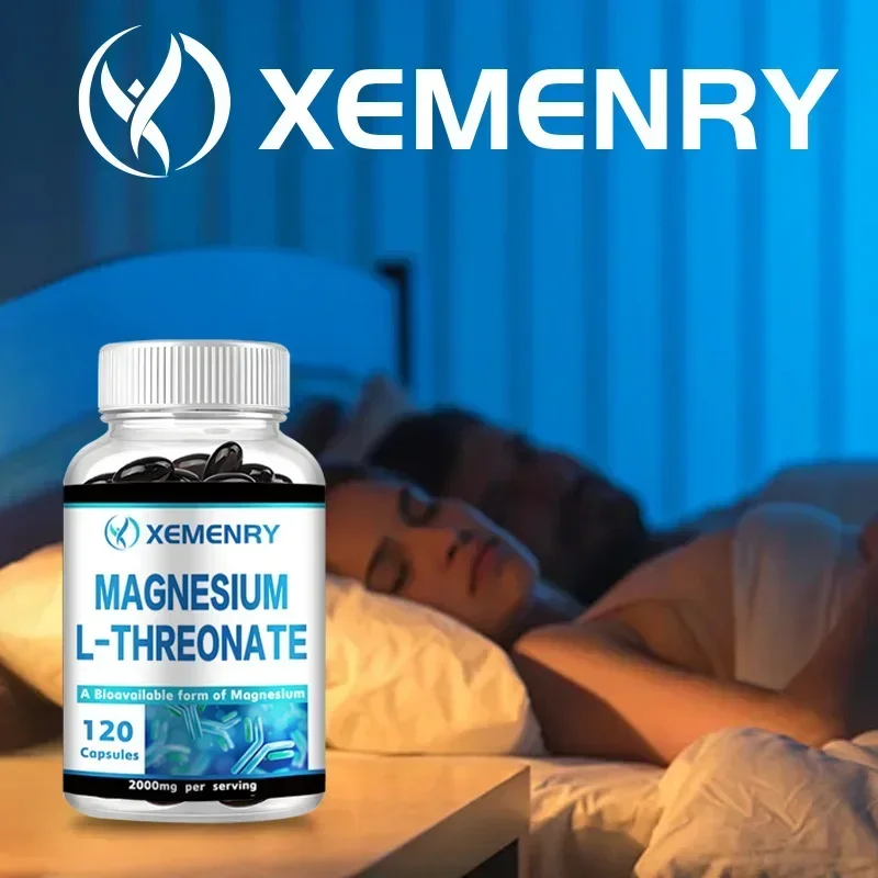 Magnesium L-Threonate - Promotes Brain Health, Improves Memory, Concentration and Cognition, and Boosts Neural Energy