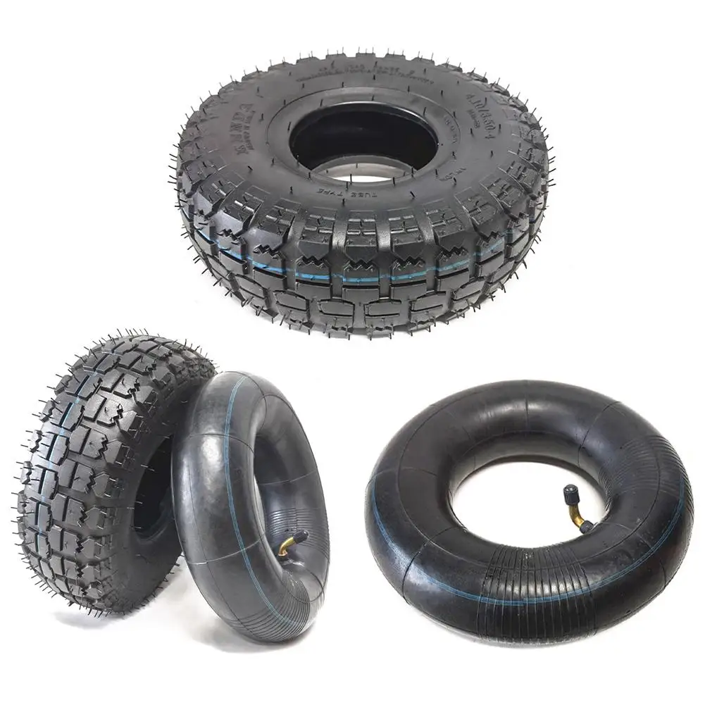 10.4 Inch Tires 4.10/3.50-4 Inner And Outer Tires Three-wheeled Four-wheeled Scooter 260x85 Thickened Inner Tube 3.00-4 Dropship