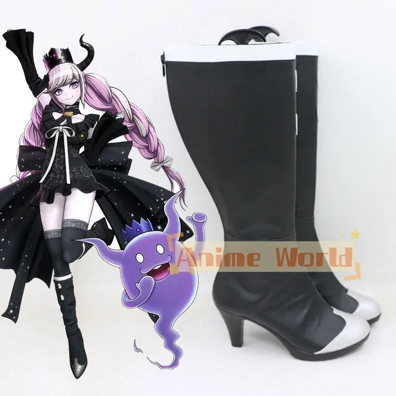 Master Detective Archives Enigma Archives: Rain Code Enigma Girl Shinigami Schoenen Cosplay Laarzen