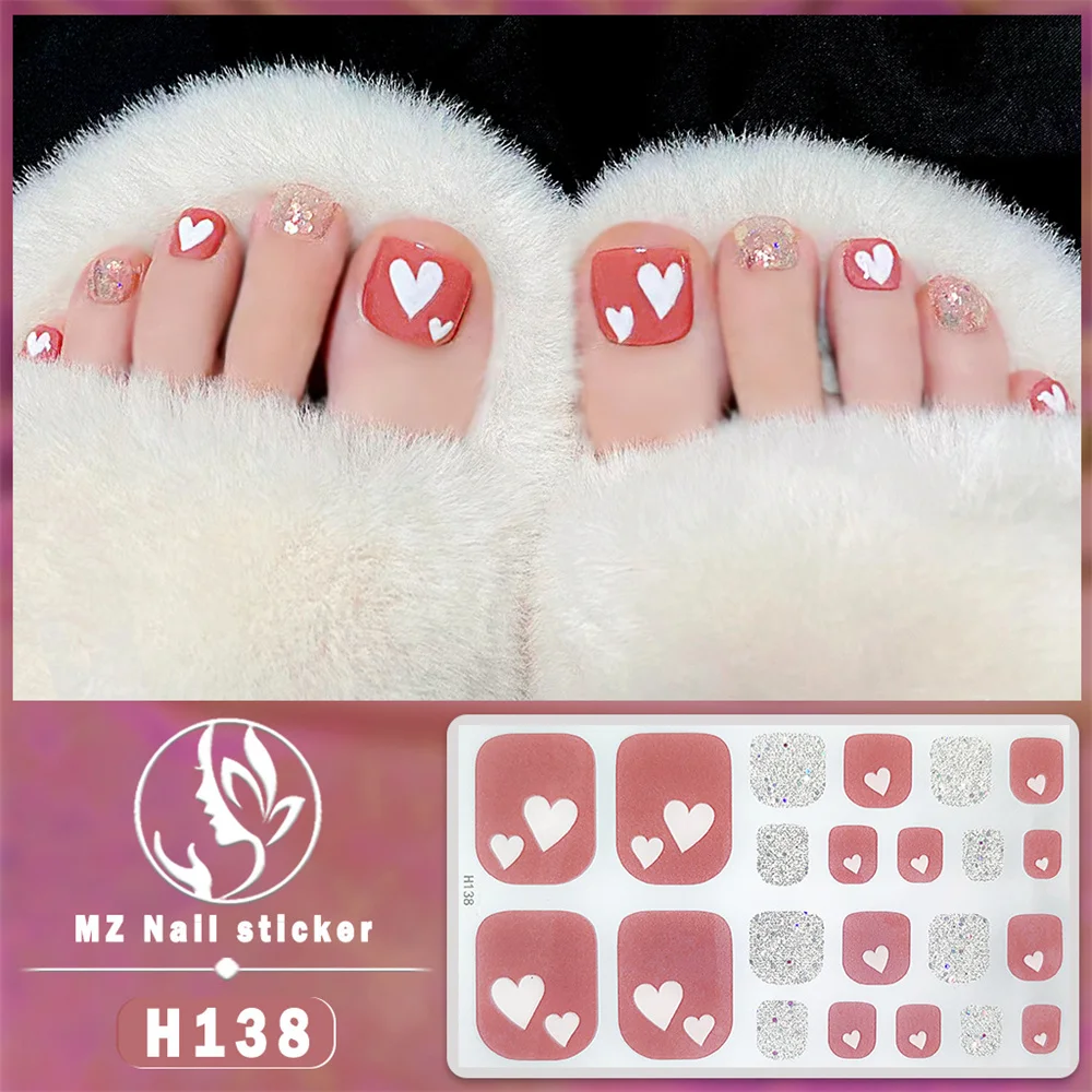 Whitening Toenail Stickers Toenails Cute Design Gel Toe Nail Stickers Nail Art Nail Polish Film And Toenail Stickers The New Gel