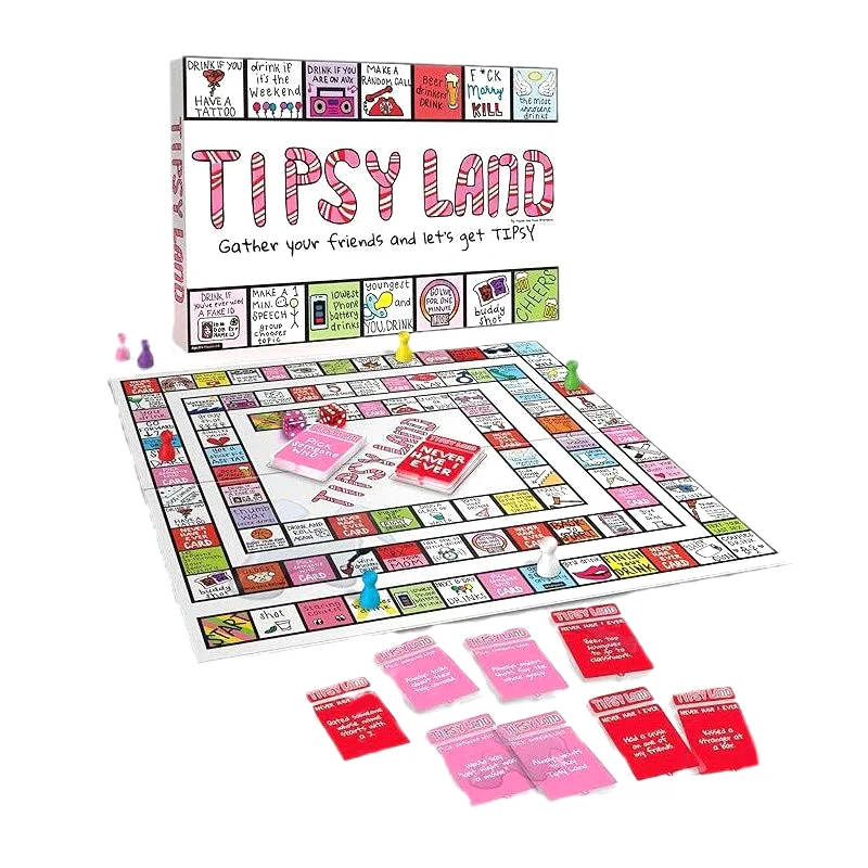 

Настольная игра Tipsy Land Party Веселые игры для питья для друзей