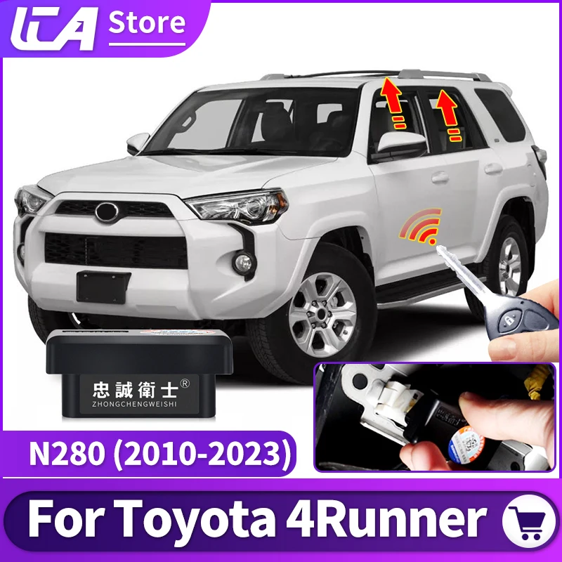 Lock Car Auto Close Window Automatic Lock Door OBD Module for Toyota 4Runner 2022-2010 2021 Interior Modification Accessories