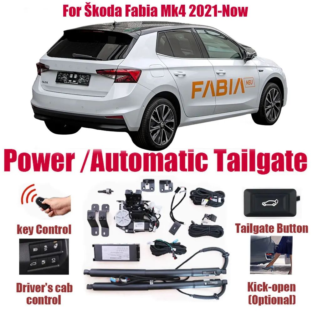 

For Škoda Fabia Mk4 2021-Now Car Automatic Lifting kit Opening Trunk Electric Lift Tailgate Power Tailgate Lift Kit Trunk Opener