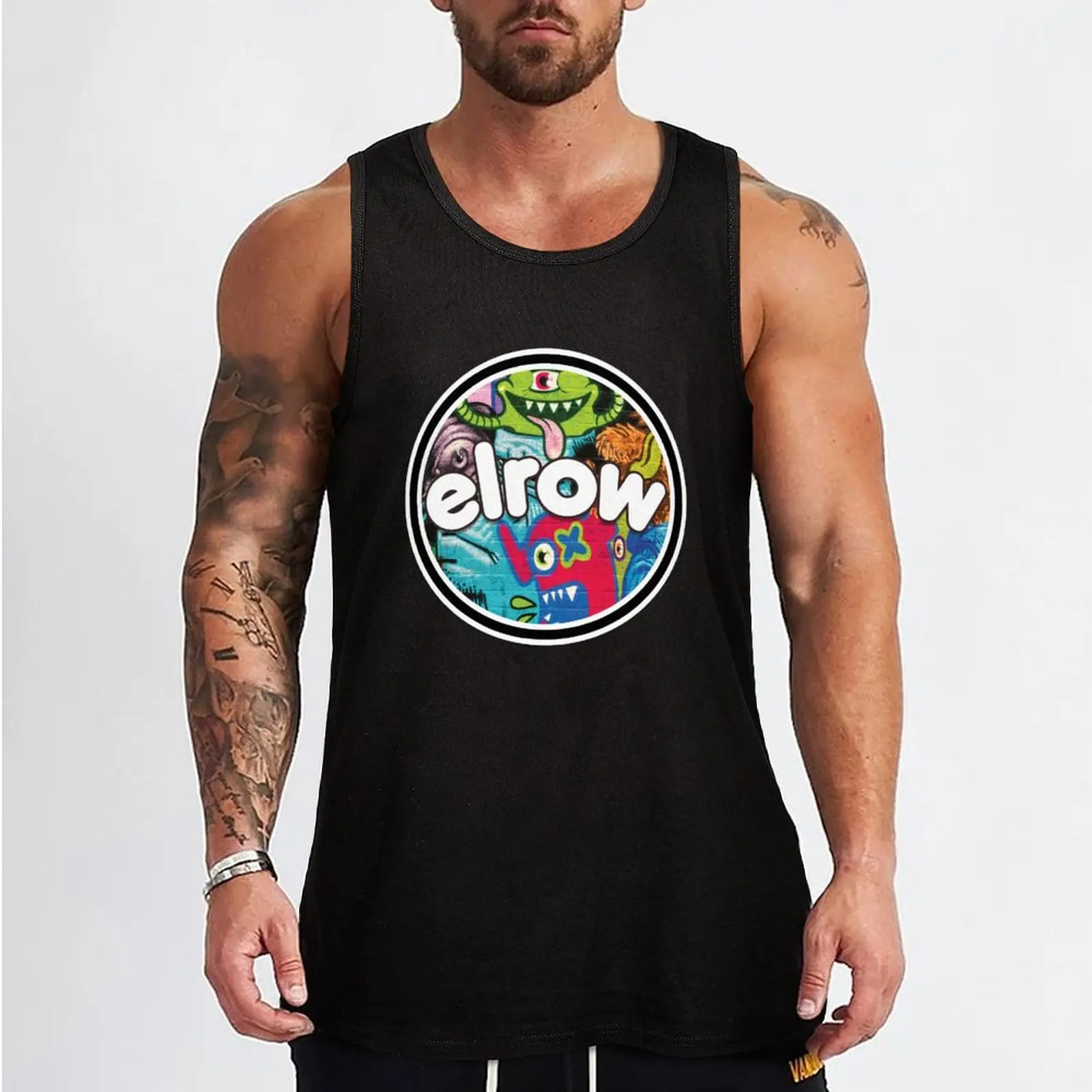 Elrow For DJs, Producers & Rave Monkeys Tank Top summer Men's tops Men's gym clothing