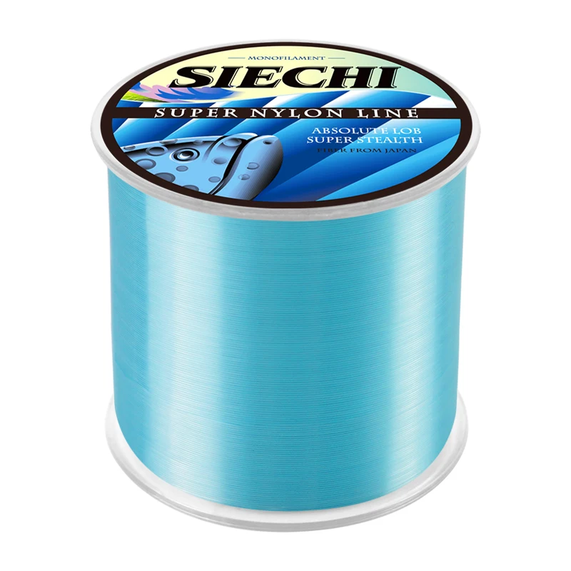 Superstarkes Nylon-Angelband 500m/1000m Langlebige Monofilament-Schnur für Süßwasser- und Salzwasserfischen