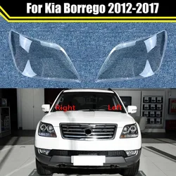 Headlamp Case For Kia Borrego 2012-2017 Car Front Headlight Cover Glass Lamp Shell Lens Glass Caps Light Lampshade Lampcover