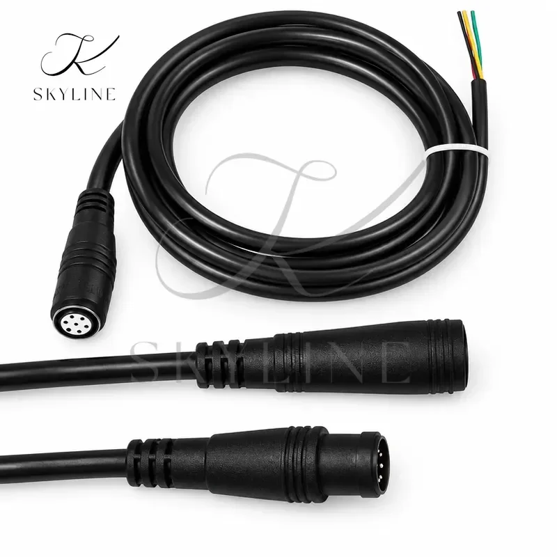 6Pin Female Male Waterproof Cable Connector For Electric Bike Meter E-Bike Accessory Julet M8