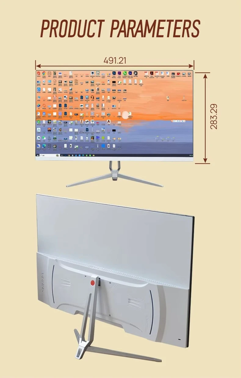 Desktop PC Universal LCD 24 PC Light Emitting Diode Gaming Monitor with high definition /DP input