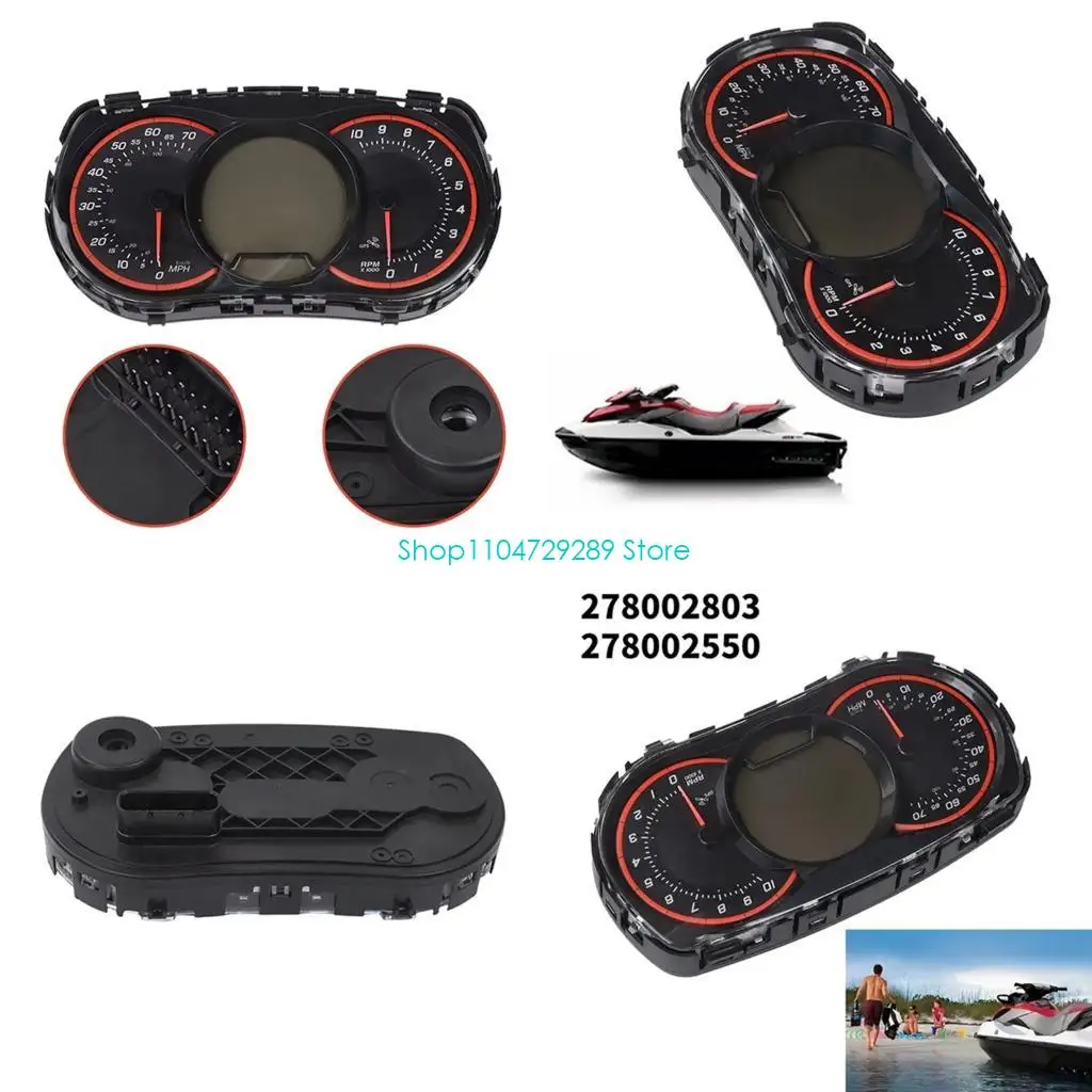 D8KE Instrument Panel Display Assembly for Select 2011-2012 155 Models, LCD Cluster Replacement with Part 278002803 278002550