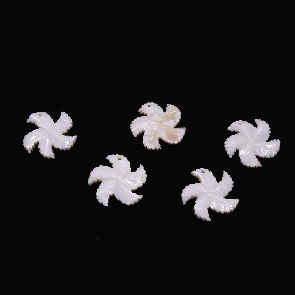 natural-freshwater-white-shell-polished-and-carved-spiral-pentagram-single-hole-pendant-diy-jewelry-for-necklaces-and-earrings