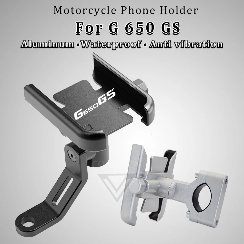 Motorcycle Phone Holder Aluminum Alloy Mount G 650 GS Accesorios for BMW G650GS G650 GS G 650GS 2009 2010 2011 2012 2014 2016