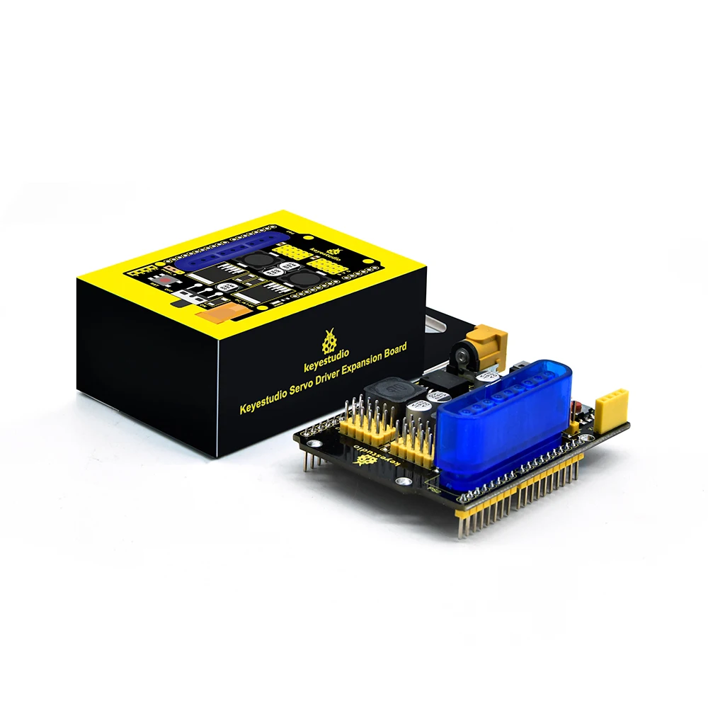 Płytka rozszerzająca sterownik serwomechanizmów Keyestudio z portem PS2 do Arduino, samochodu robota, Arduino Shield, napięcie wyjściowe 5V