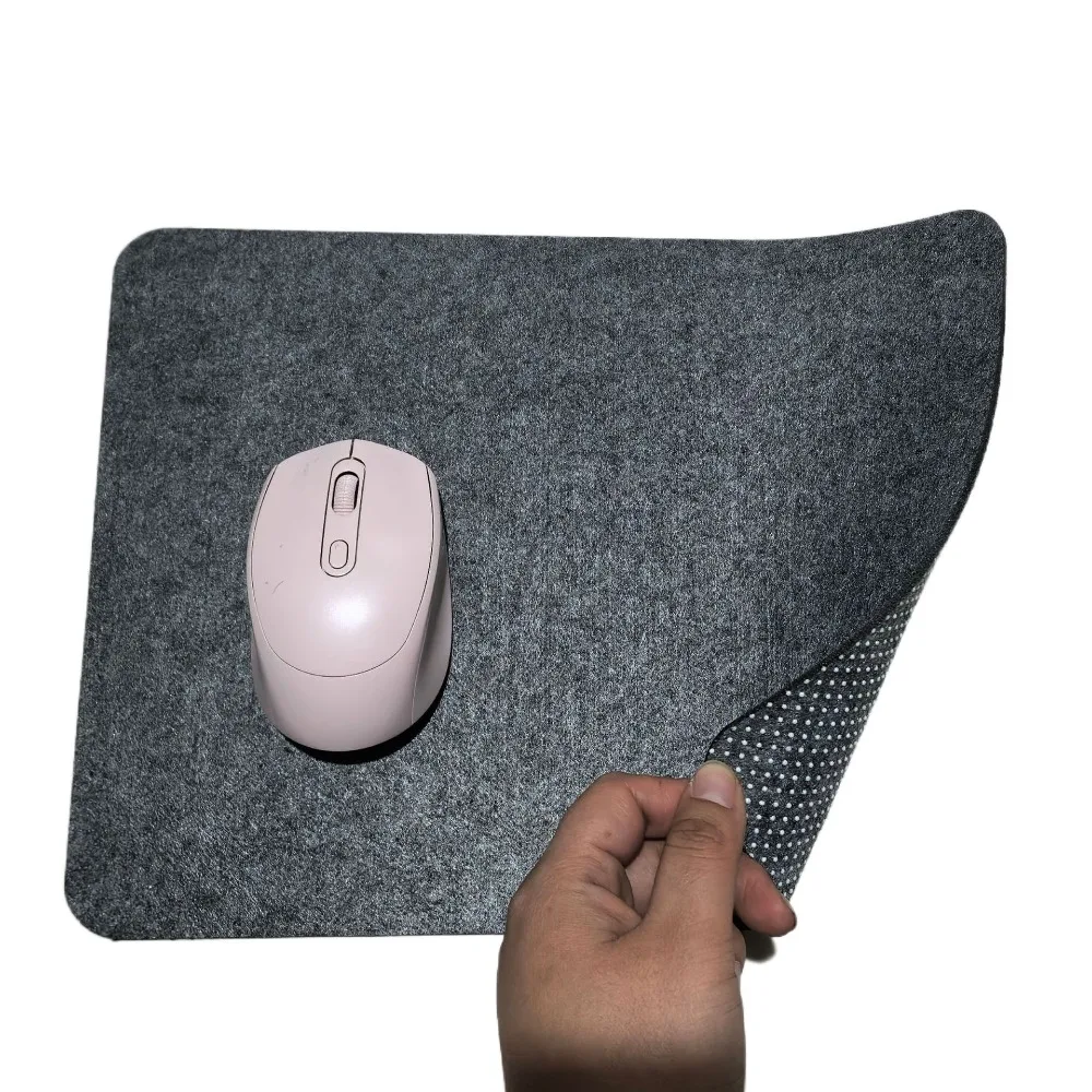 Durable Felt Mouse Pad Non-slip Anti Scratch Gaming Desk Mat Wear Resistant Smooth Computer Table Protector Home Office