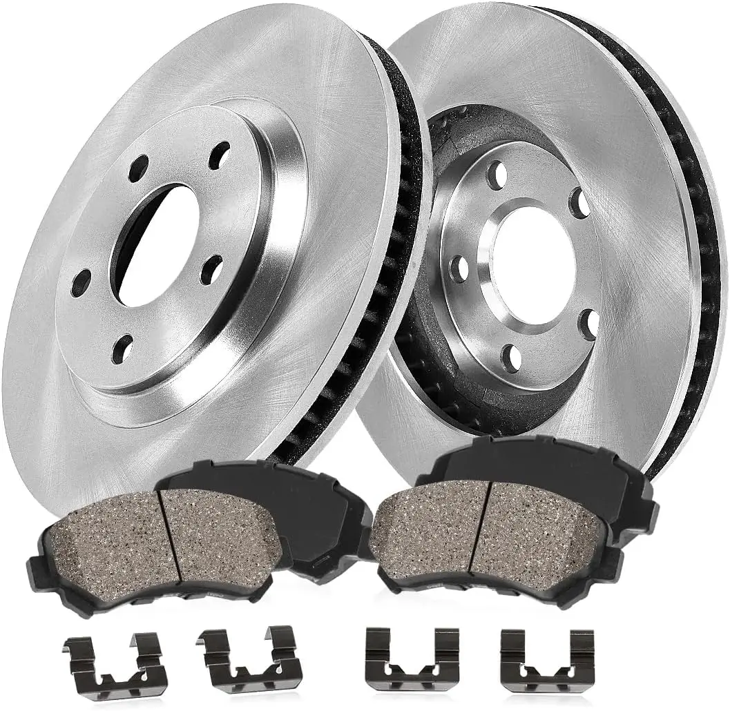 

Front Brake Kit for Acura ILX, Honda Accord, Civic, CR-V & CR-Z - Disc Rotors with Ceramic Pads