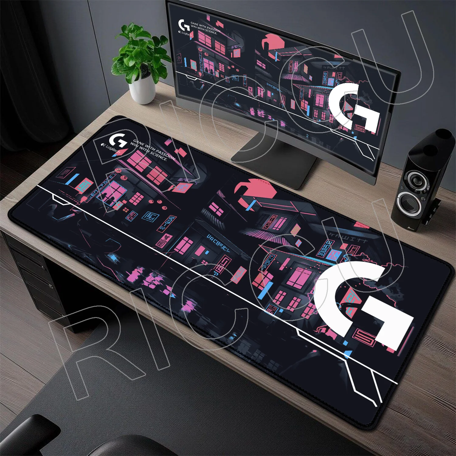 

HD L-Logitech Mouse Pad E-sports players game quick response XXL Large Computer Laptop Keyboard Desk Mat Computer Game carpet