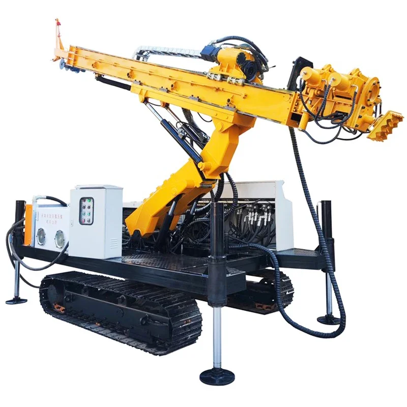 Rotary Blasted Drilling Rig Mining Anchor Drilling Machine Protable Crawler Mounted Hydraulic Jet Grouting Drill Rig Machine