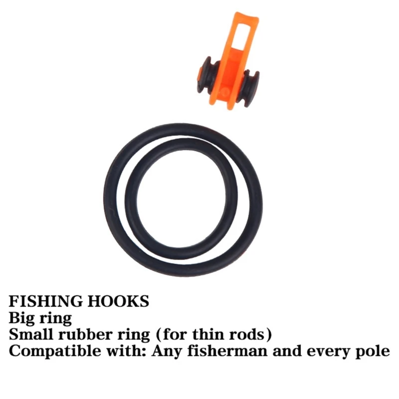 10 Pcs Fishing Rod Hook Keeper Fishing Lures Baits Holder Small Fishing Tools