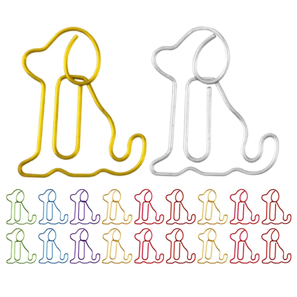 

60 Pcs Paperclip Bookmark Folder Colored Large Animal Bookmarks Clips Office Supplies Binder Giant