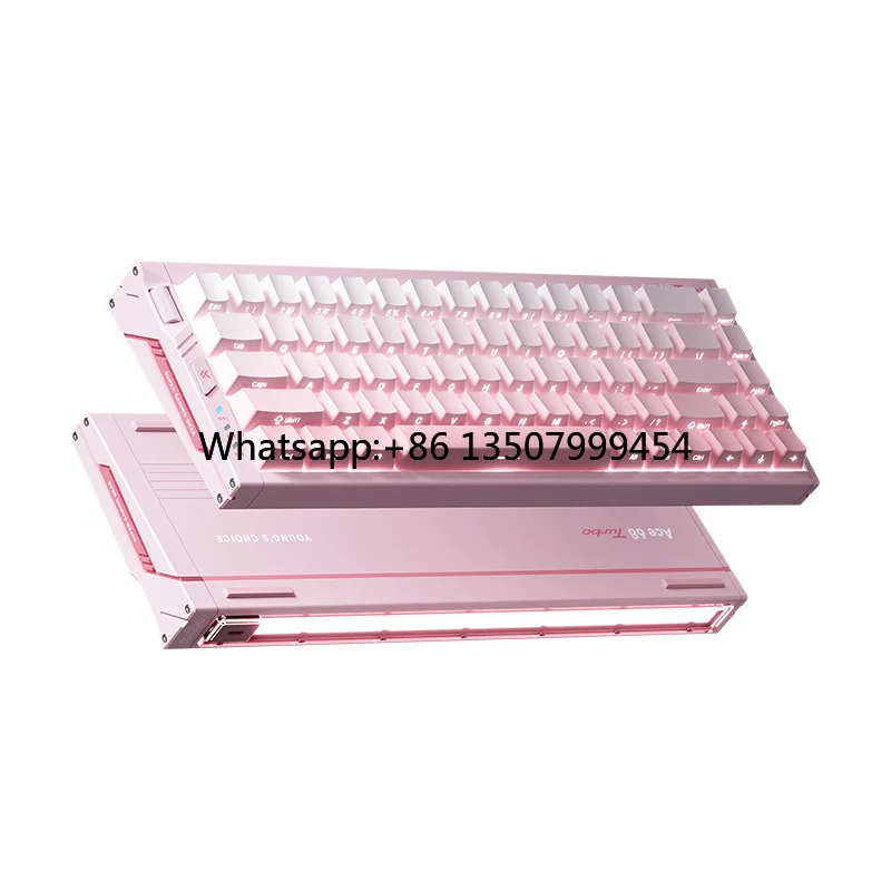 

Ace68 Turbo All-Aluminum Magnetic Switch Keyboard RT Gaming 68 Keys 16K Response Rate Customizable Wired Hot-Swappable