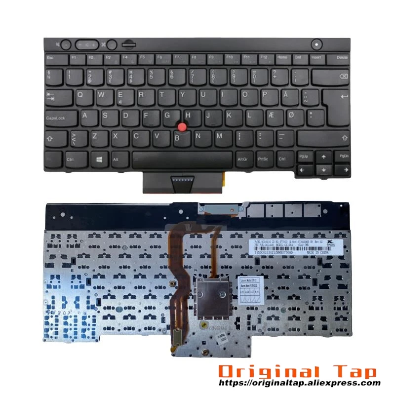 DK Danish Keyboard for Lenovo Thinkpad L430 L530 T430 T430s T530 W530 X230 X230t 04X1210 04X1324 04Y0611 04X1286 04Y0499 04Y0574