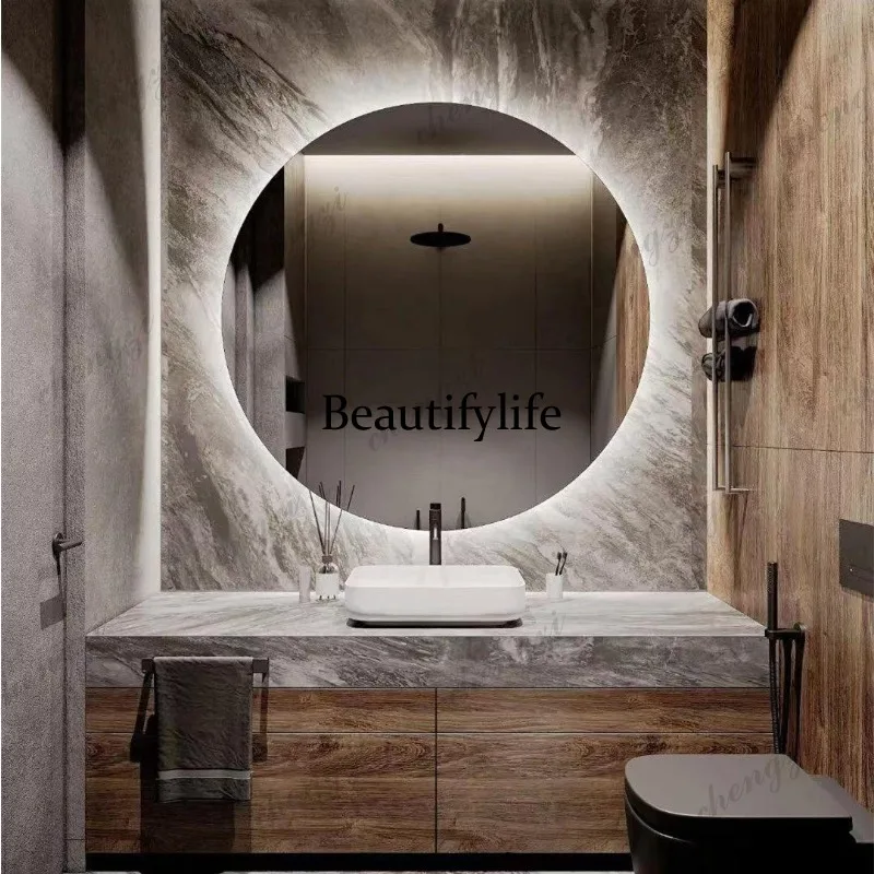 Duravit style bathroom counter basin sink minimalist bathroom cabinet wabi sandy wind basin