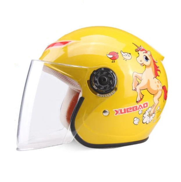 Children\'s Helmet  Motorcycle Child Protective Cap Electric Car Four Seasons Cartoon Cute Child Safety Helmet