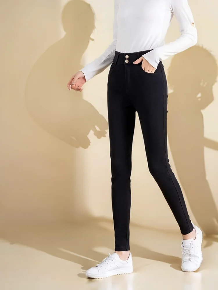 الرياضة طماق السيدات النساء تمارين بناء الجسم عالية المرونة Feminino الصوف استرخاء سمكا euramerican Bodytight الجوارب