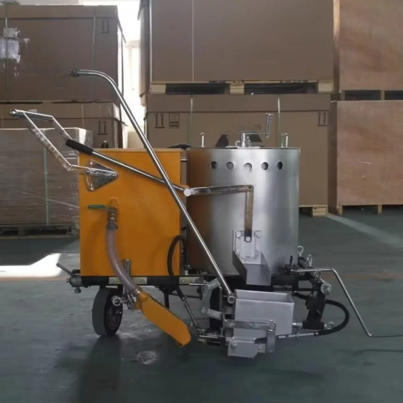 High-precision sketching barrel standard 150mm hand push thermal fusion sketching car parking line