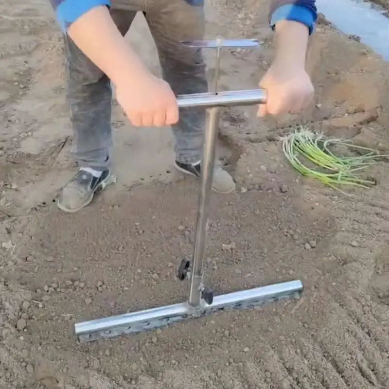 

Porous Onion and Green Onion Planter - Heavy Duty Planting Tool with Adjustable Density (12/14/1 6 Holes)