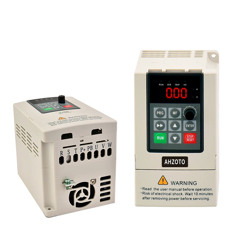 High Performance 0.75/1 5/2.2 Kw Inverter Single Phase To Three Phase 380v220V Fan, Water Pump Governor