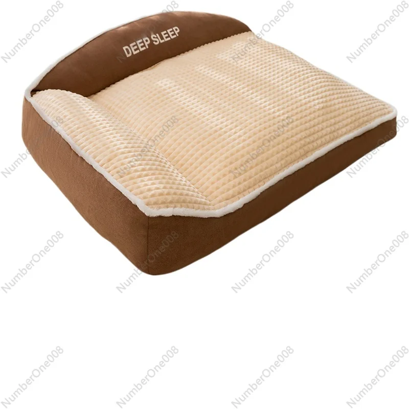 Kennel winter warm dog bed large dog golden retriever all seasons universal detachable and washable dog sofa autumn