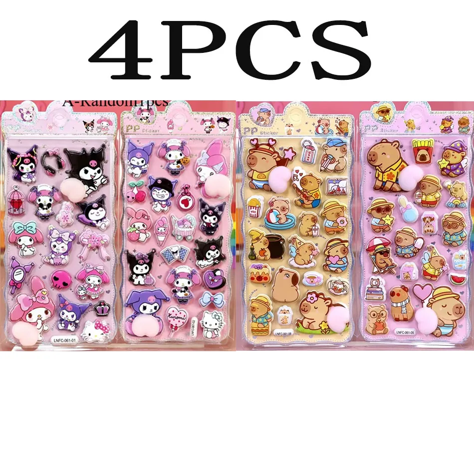 *كاواي سعيد الأرداف ملصق و الكرتون لينة قرصة الأطفال الضغط ثلاثية الأبعاد فقاعة ملصق جراب هاتف لاصقة تزيين #1