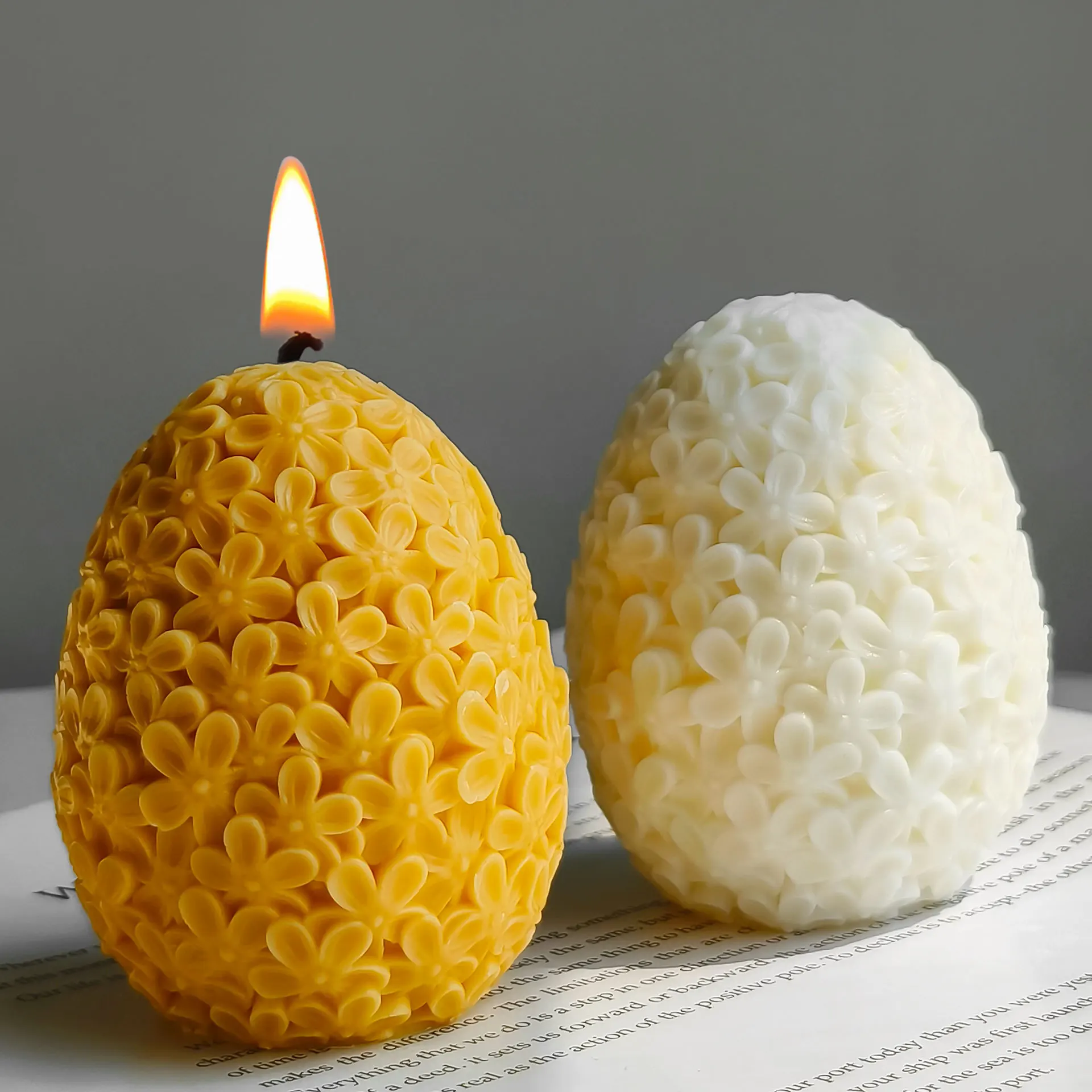 

Egg Flower Ball Candle Mold Easter Mold Handmade Soap Crystal Epoxy Resin Mold Candlestick Silicone Mould