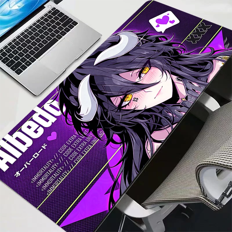Kawaii Anime Women Mouse Pad Large Rug Gamer XXL Keyboard Desk Mouse Mat Carpet Rubber Tapis Souris Gaming Notbook Mousepad
