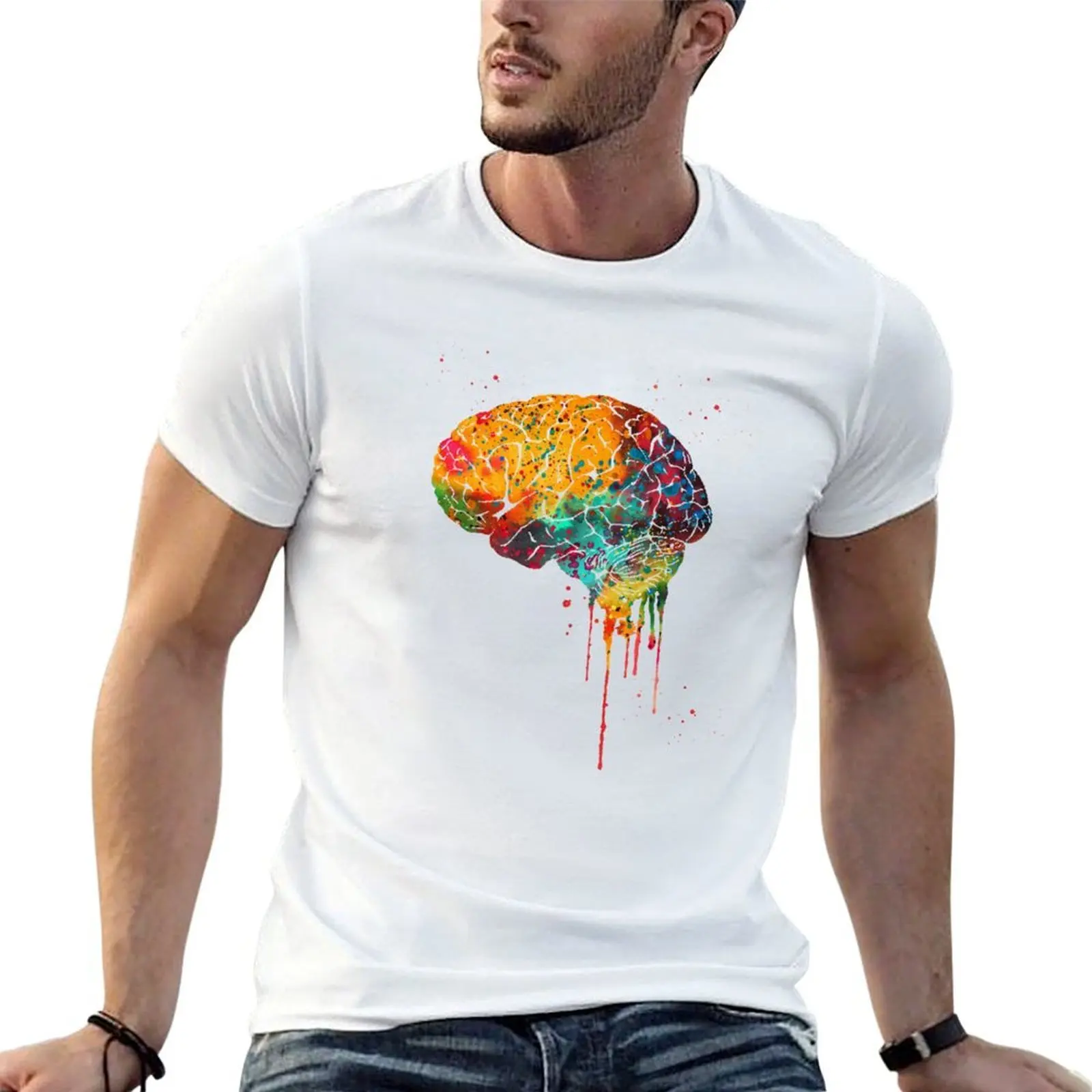 

Human Brain T-Shirt t shirt man designer man t shirts for men T-Shirt