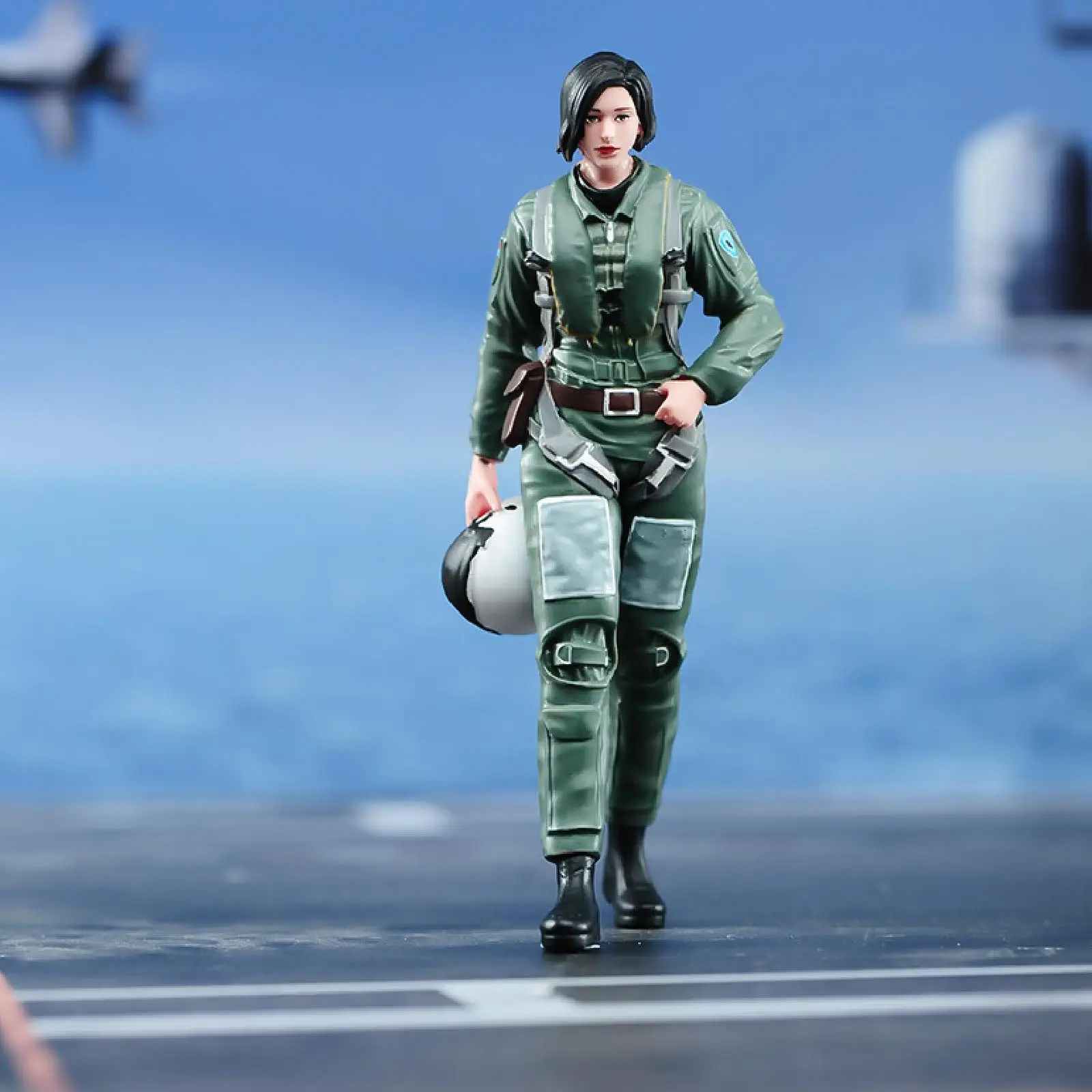 

Миниатюрная фигурка офицера 1/24, коллекционная модель для диорамы, настольное украшение, миниатюрная статуэтка для кукольного домика, аксессуар, подарок