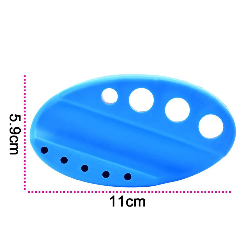 1 قطعة 9 ثقوب الصباغ كأس رف سيليكون الحبر كأس حامل ل لوازم الوشم تخزين حامل المحمولة لآلة يطفو الحاجب الشفاه #4