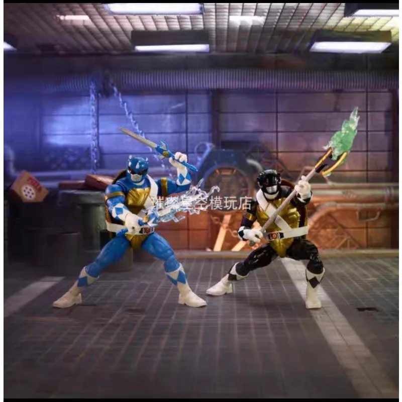 New Original Hasbro POWER RANGERS Teenage Mutant Ninja Turtles LIGHTNING COLLECTION MORPHED DONATELLO / LEONARDO Action Figure - view 2