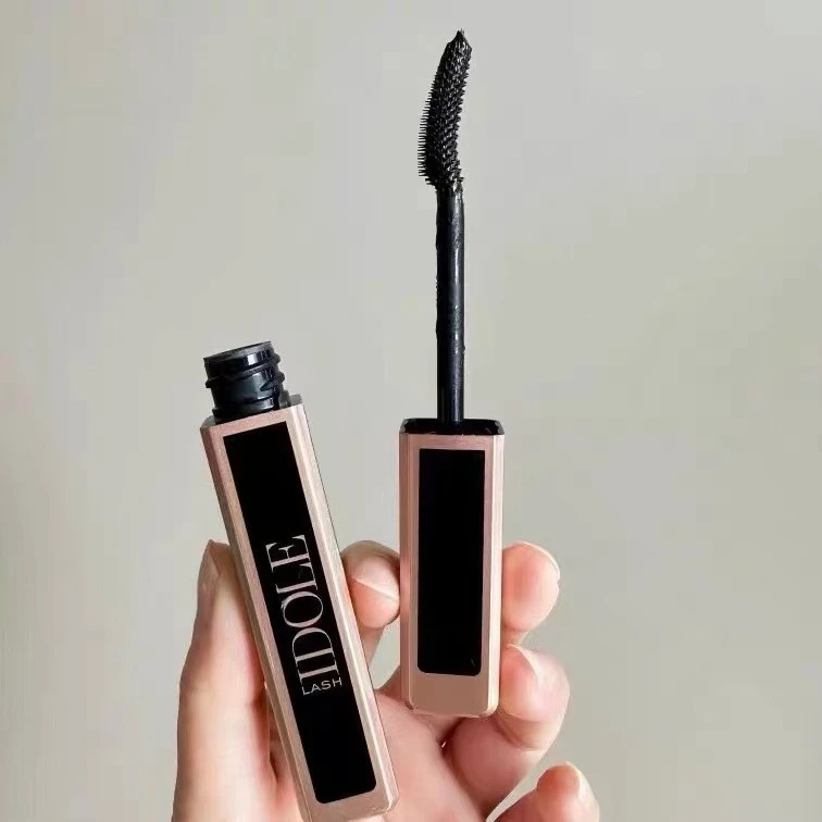 Rímel de cílios enrolados pretos, alonga os cílios, volume extra, longa duração, à prova d'água, naturais, secagem rápida