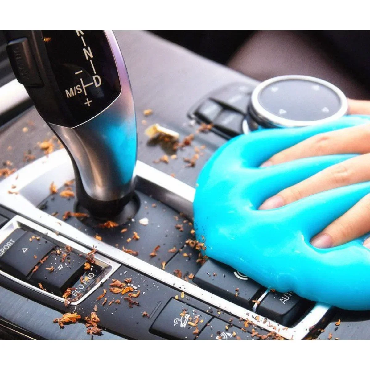 Car Cleaning Gel for Keyboard and Auto Interior Dust Removal Non-Toxic 1Pc