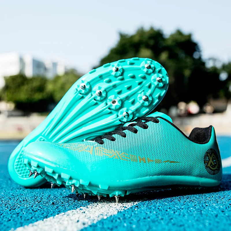 

Outdoor New Spikes Athletics Sprints Training Competitions Men's Spikes Running Shoes High Quality Light Spikes Athletics Woman